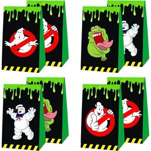 Ghost Party Favor Gift Bags Goodie Bags, Ghost Party, 24G-164MISC002